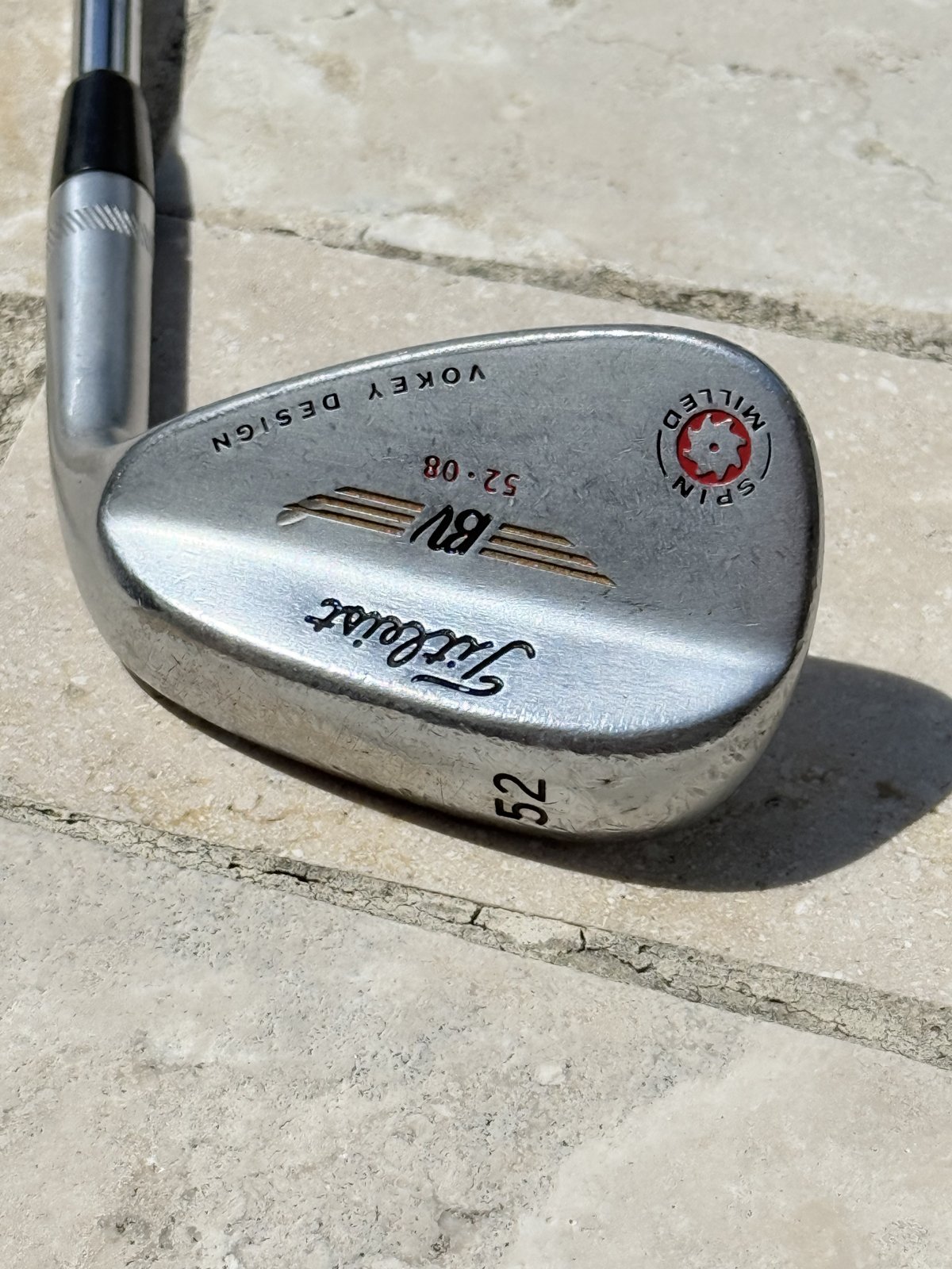 Titleist Vokey Spin Milled 52° Gap Wedge — 8° Bounce, Steel for sale in Spring, TX